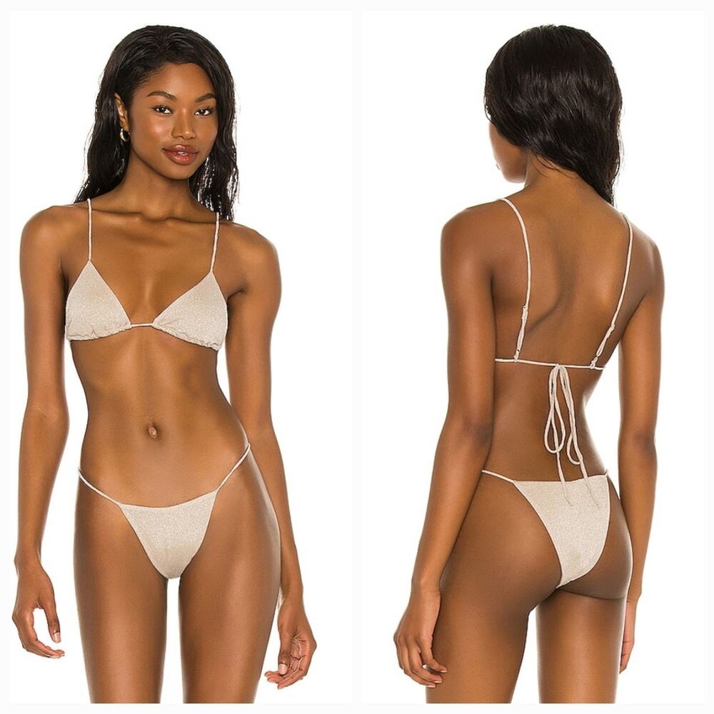 LOVEWAVE The Driza Top in Gold XXS
